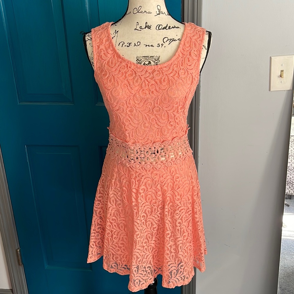 Youarenotalone crochet waist dress